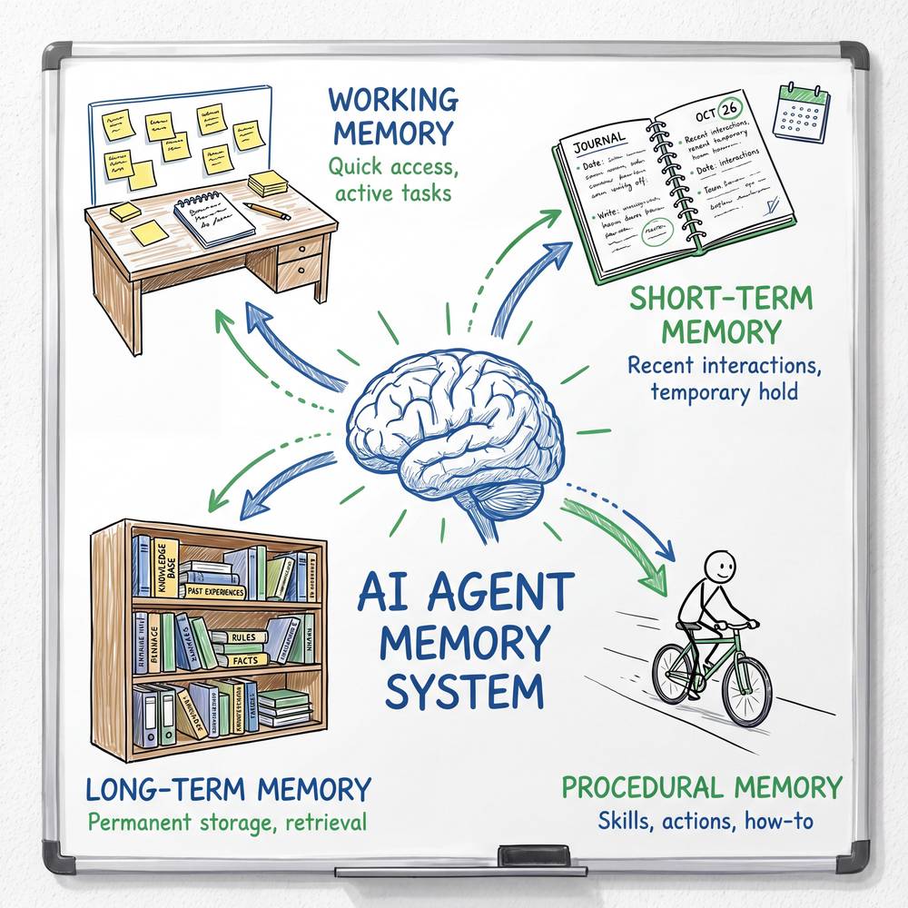AI Agent 四种记忆类型